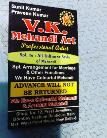 V.K Mehandi Art